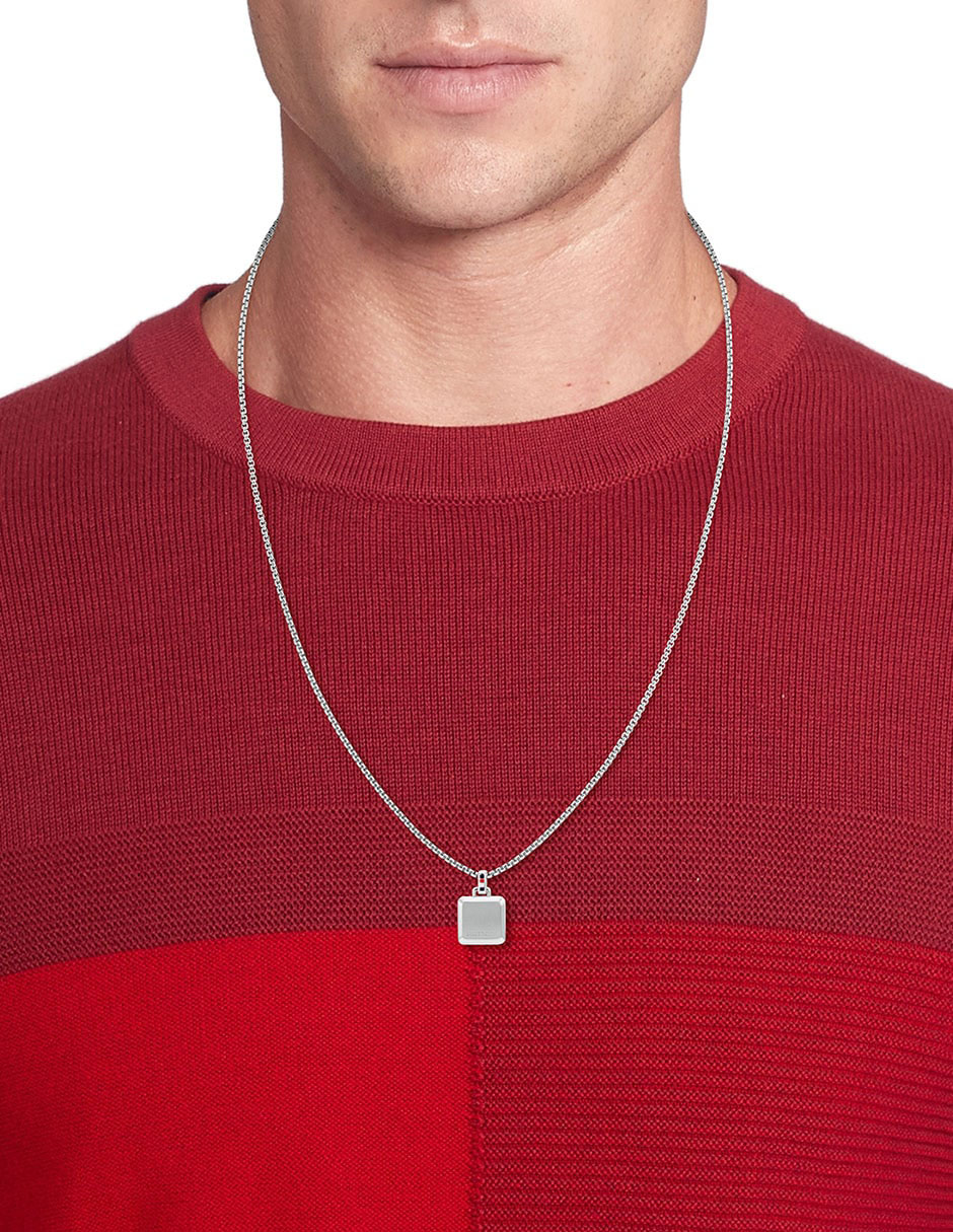 COLLAR TOMMY 2790543 ACERO I, PLATEADO