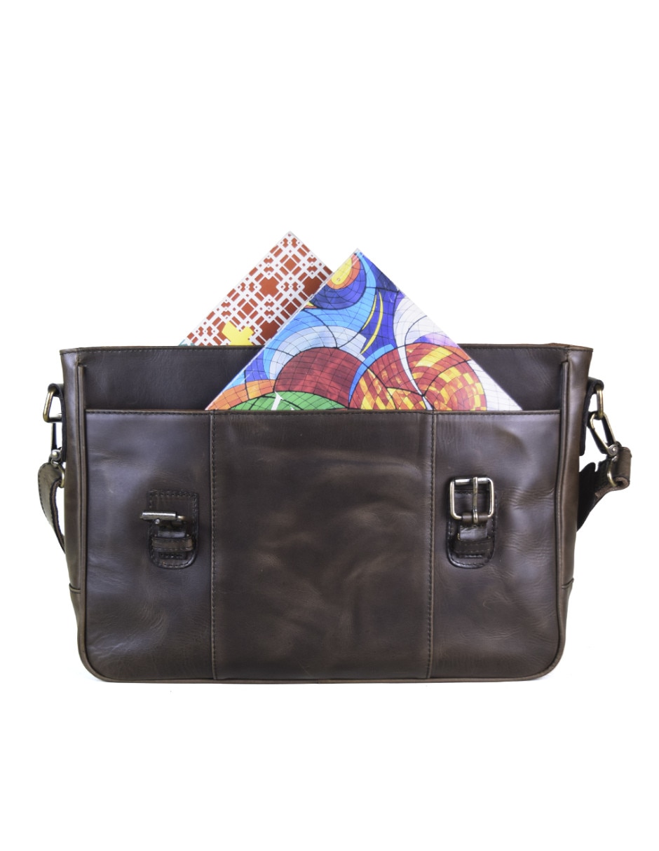Portafolio de piel unisex 8