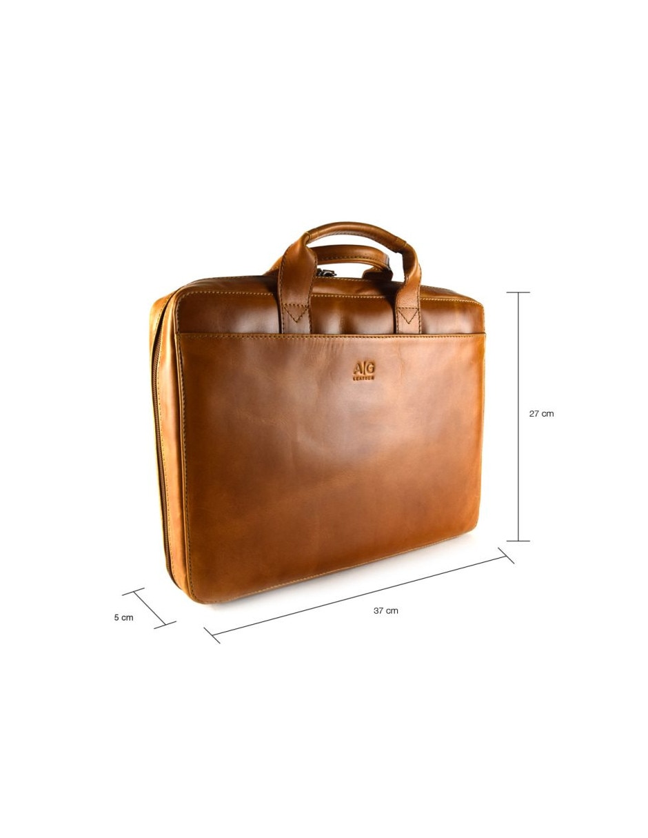 Portafolio de piel unisex 10