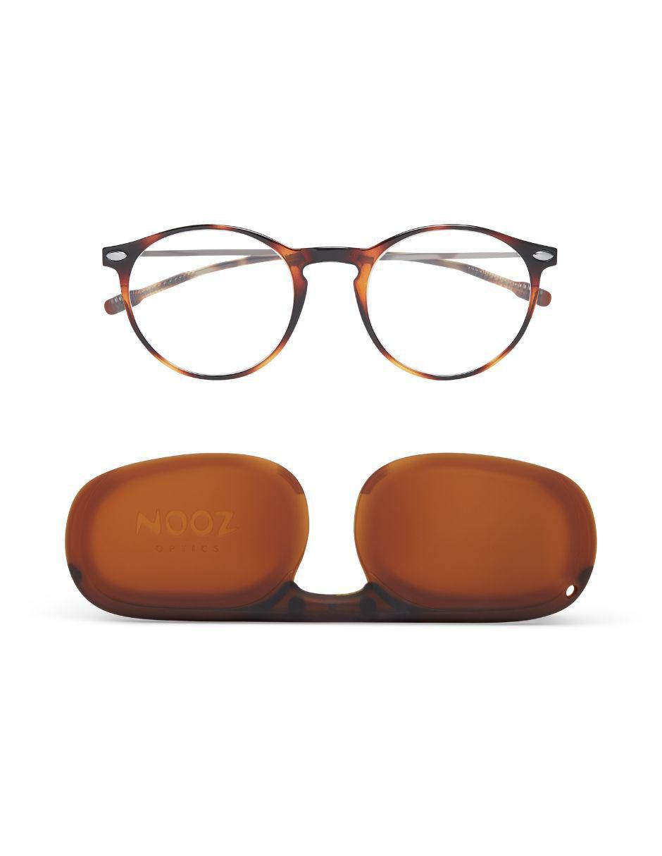 Lentes de lectura Cruz Tortoise circular unisex 4