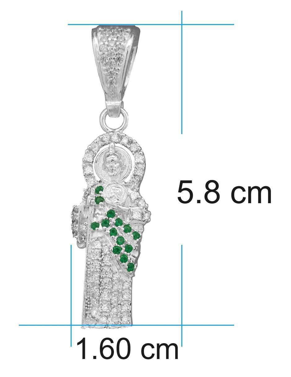 Dije de figura san judas tadeo de plata P 925