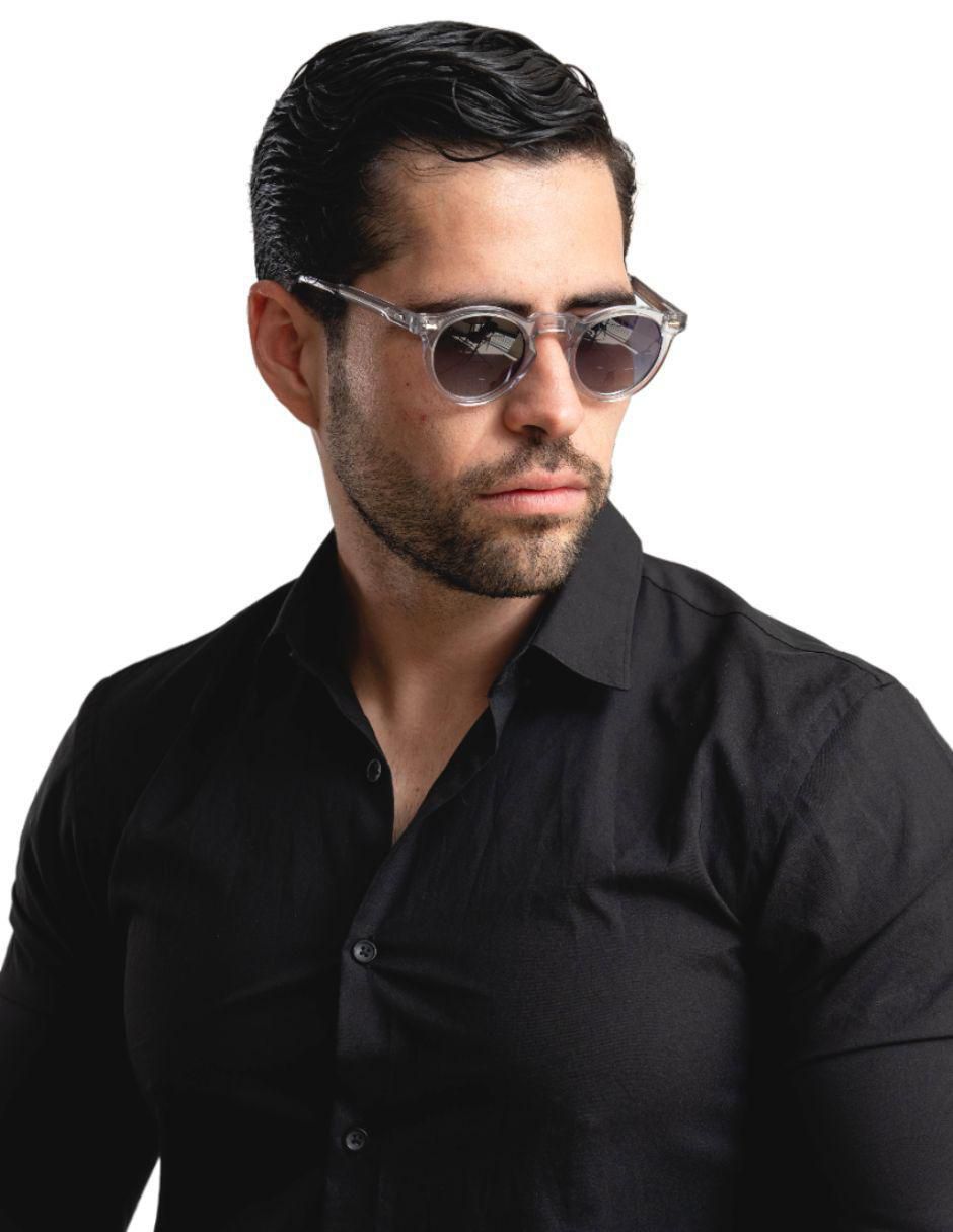 Lentes de sol Transparent Glam Lilac para hombre 4