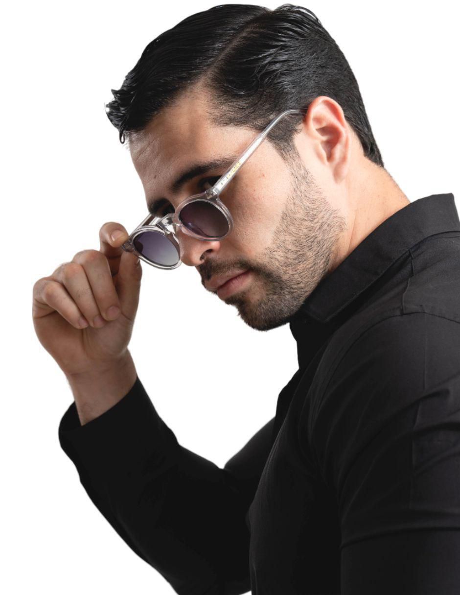 Lentes de sol Transparent Glam Lilac para hombre 9