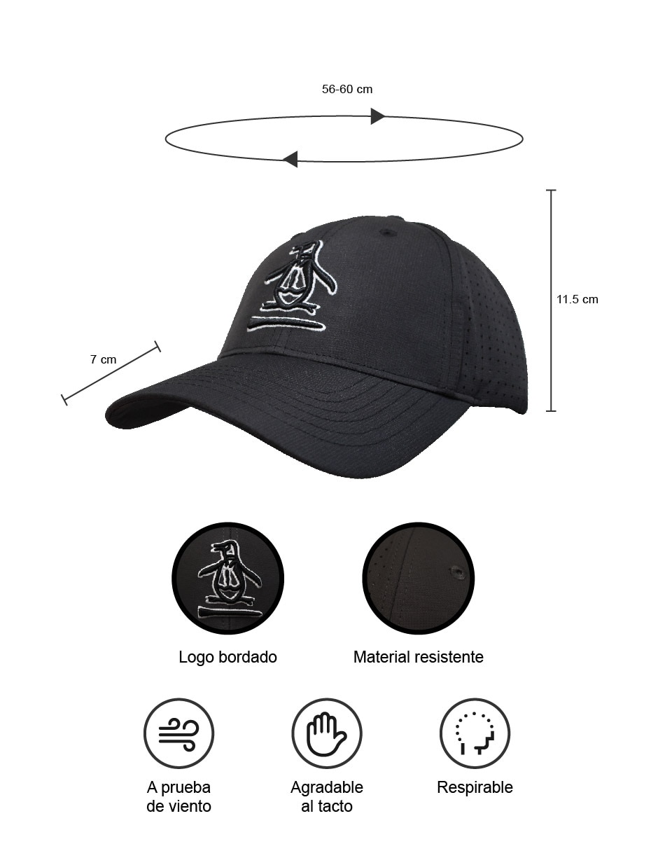 Gorra con visera curva hebilla para hombre 6
