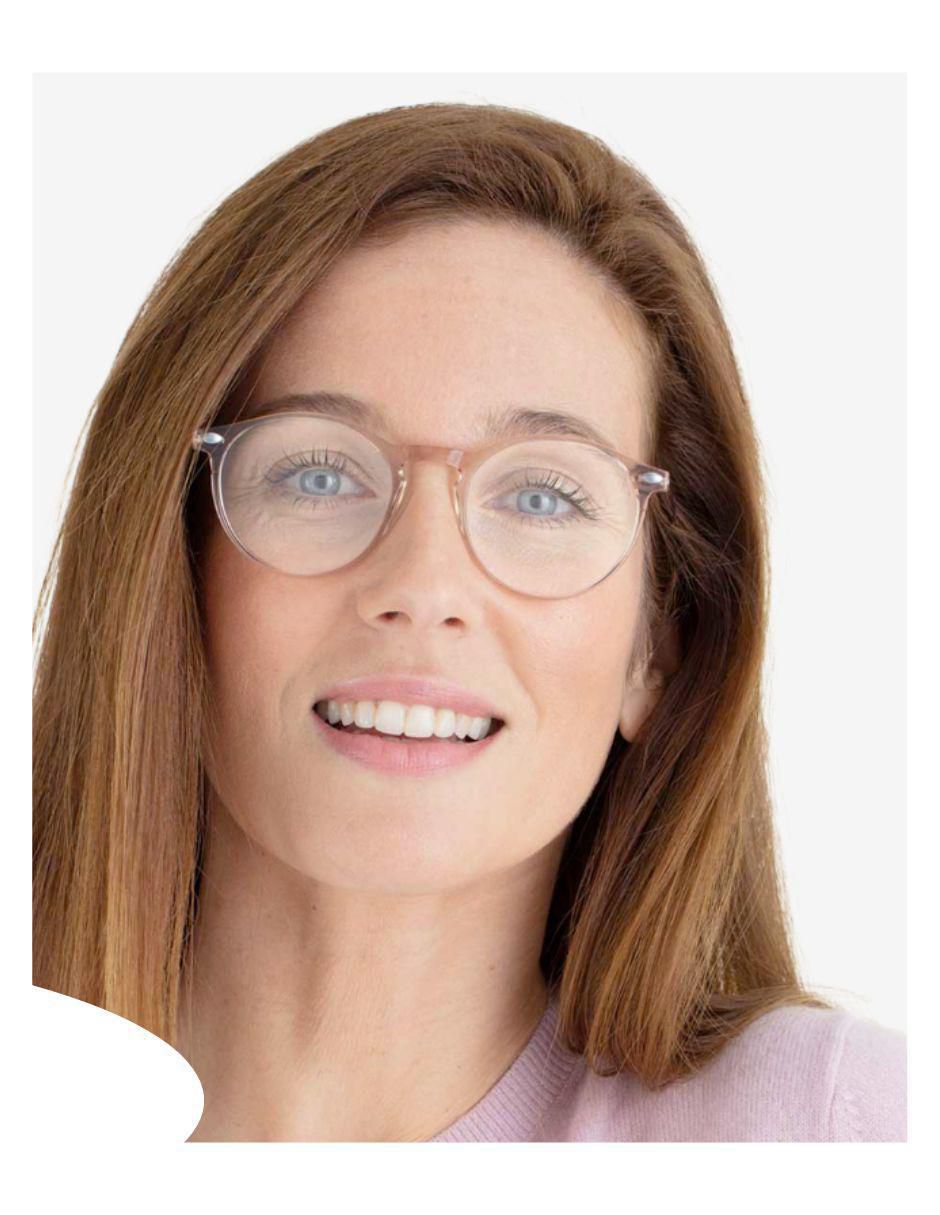 Lentes de lectura Cruz Quartz circular unisex 17