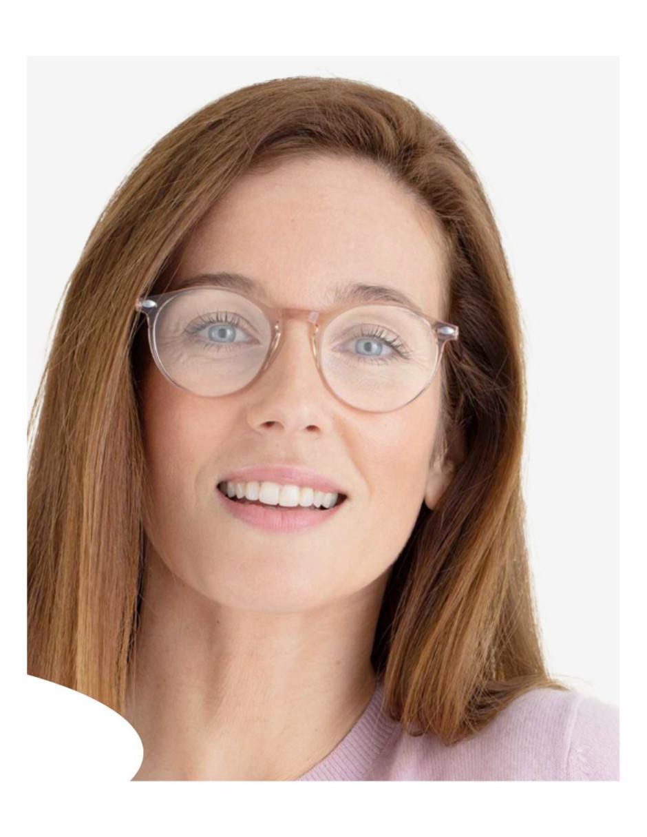 Lentes de lectura Cruz Quartz circular unisex 29