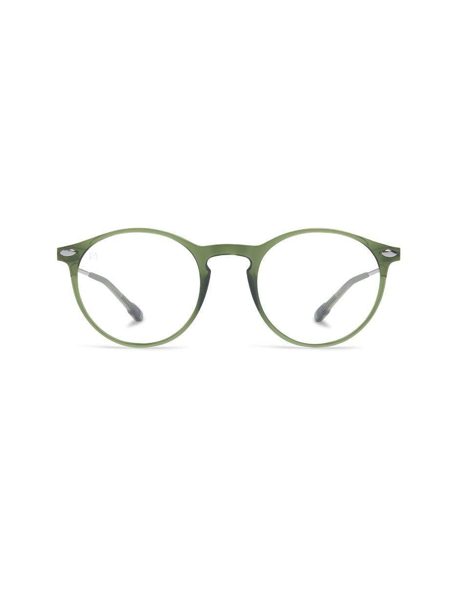 Lentes de lectura Cruz Khaki circular unisex