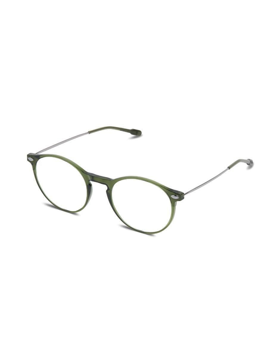 Lentes de lectura Cruz Khaki circular unisex 16