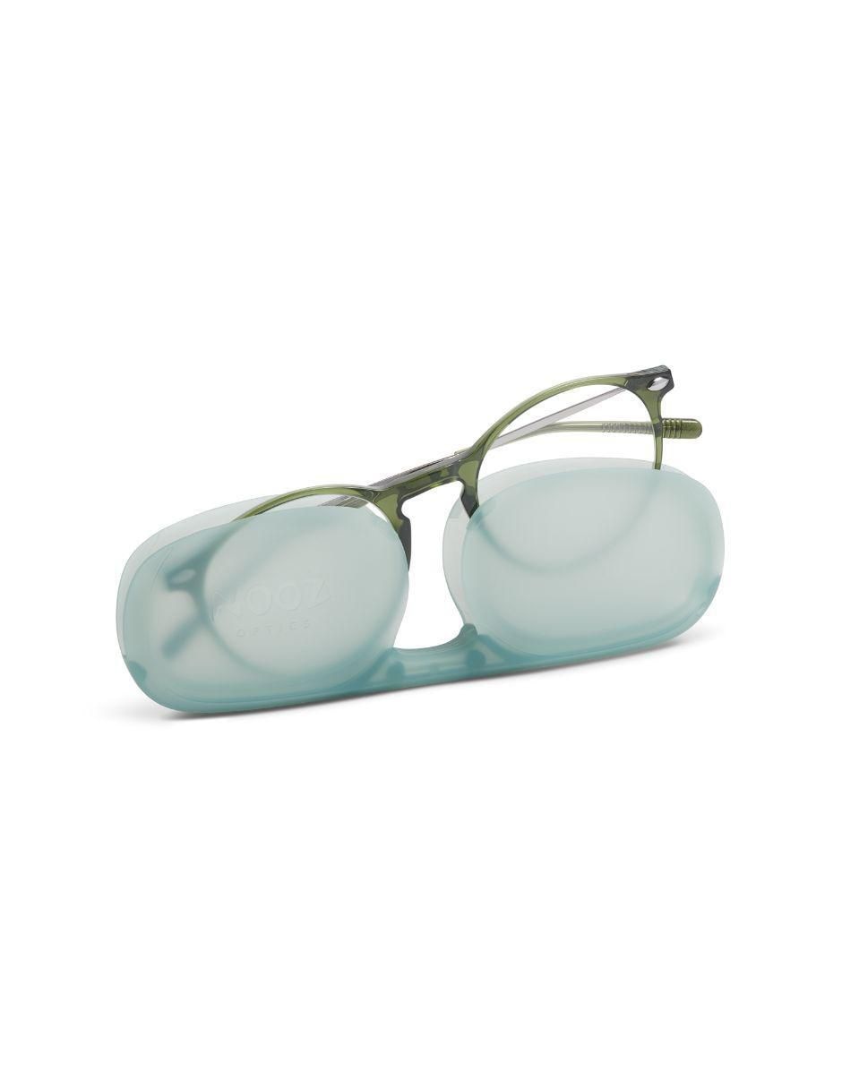 Lentes de lectura Cruz Khaki circular unisex 3