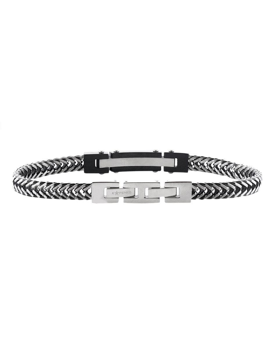 Pulsera kpenko "de" acero inoxidable sin kilataje essential steel "con acabado" mate