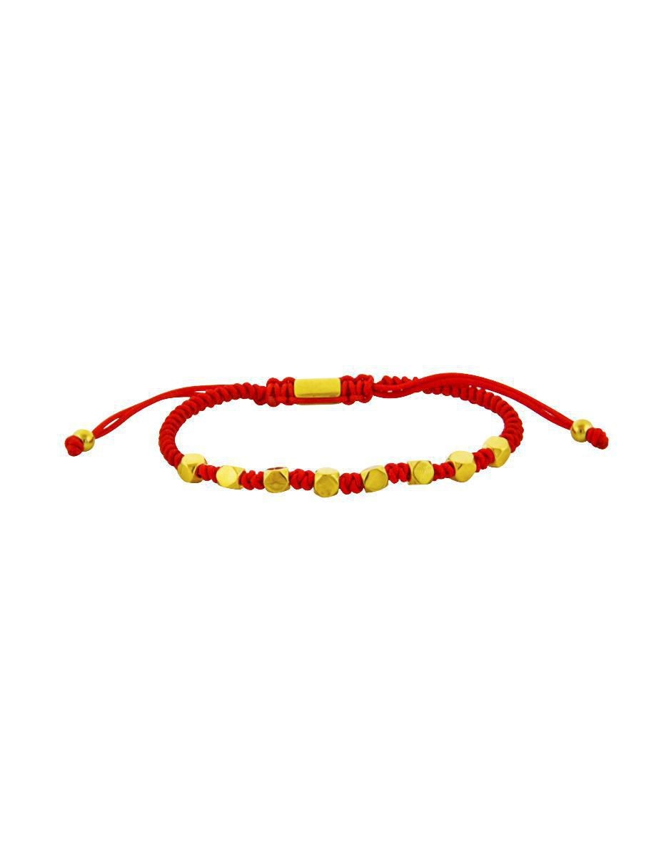 Pulsera kpenko "de" algodón 18 k cosmos gold "con acabado" baño oro