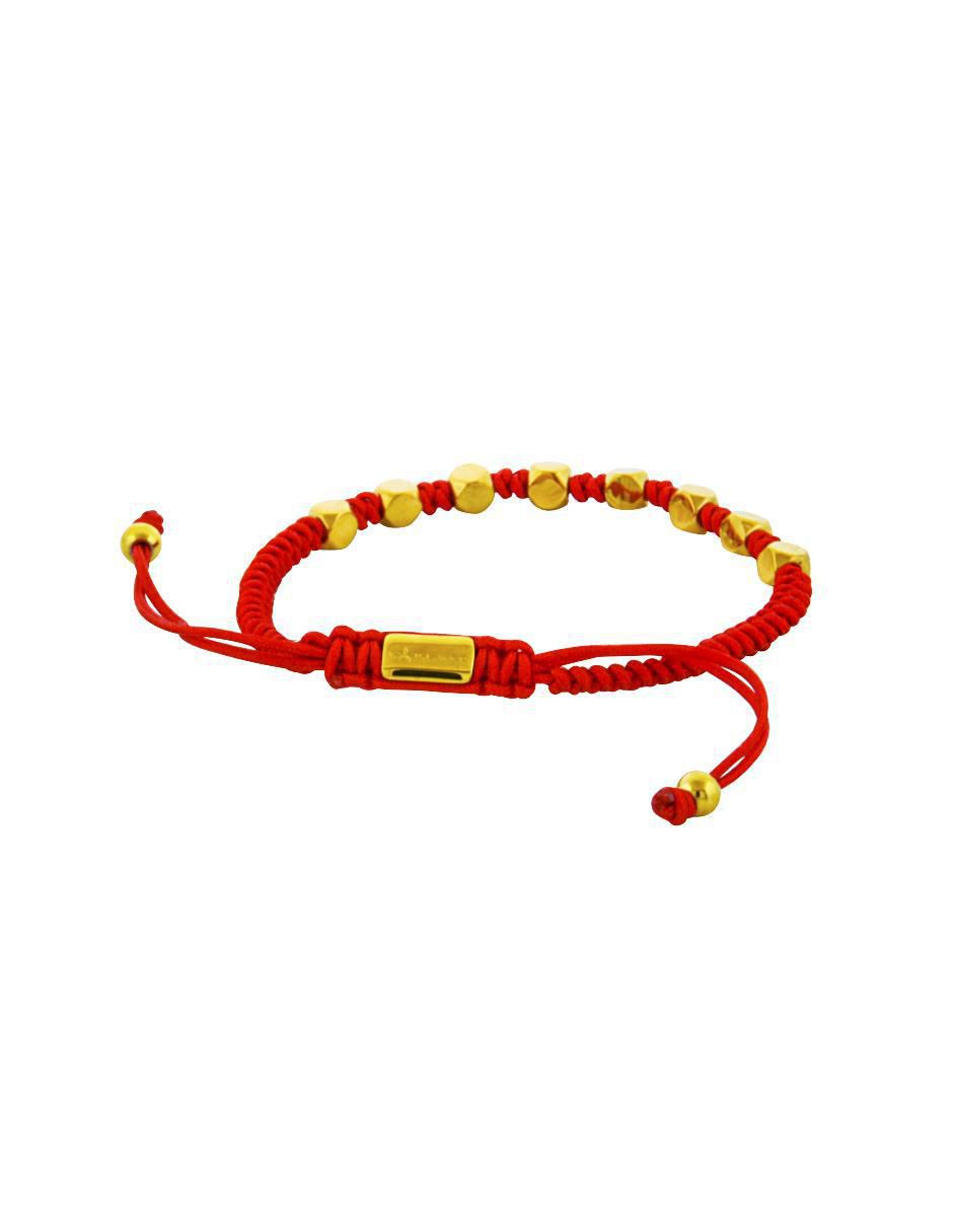 Pulsera kpenko "de" algodón 18 k cosmos gold "con acabado" baño oro
