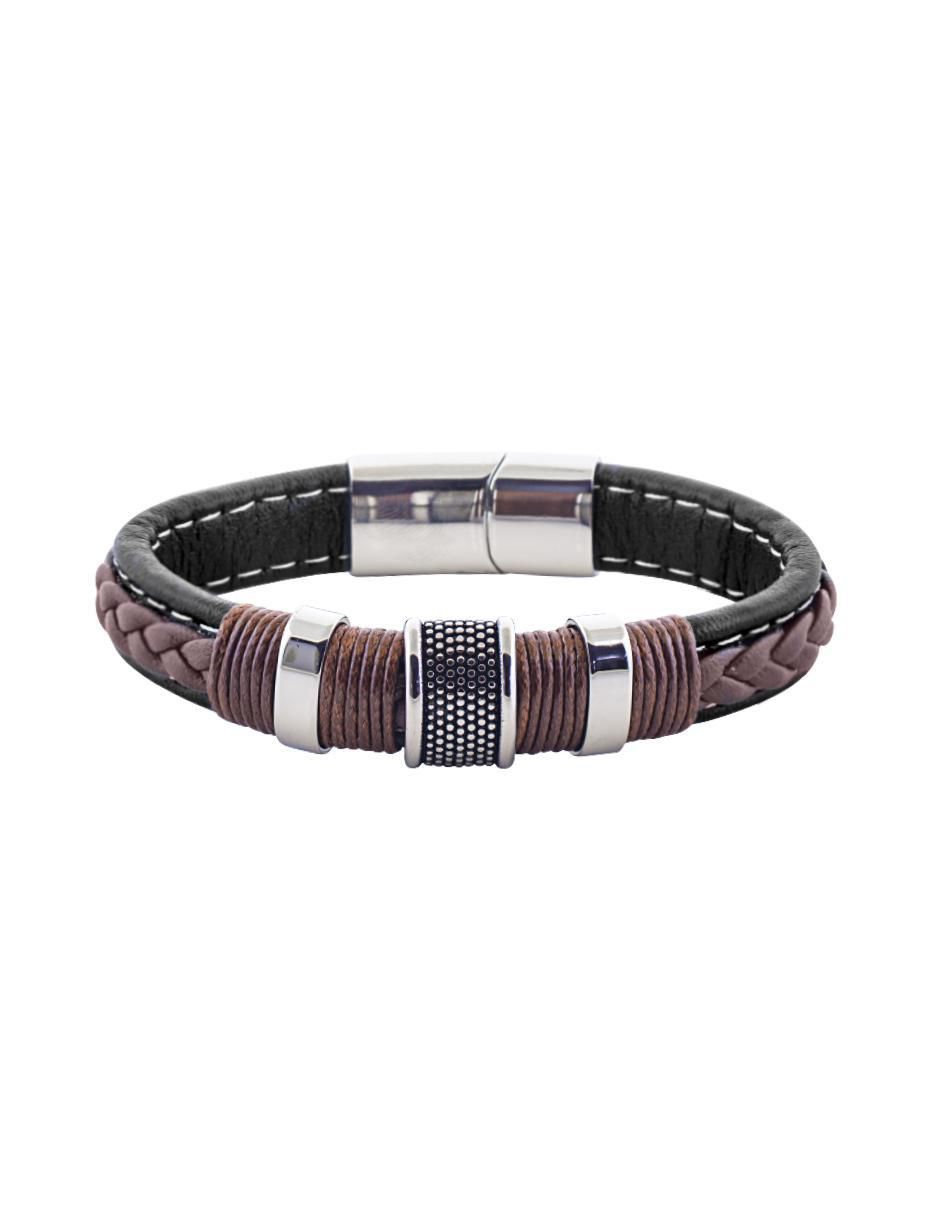 Pulsera de piel Vikinga con acabado brillante Pulsera de piel Vikinga con acabado brillante
