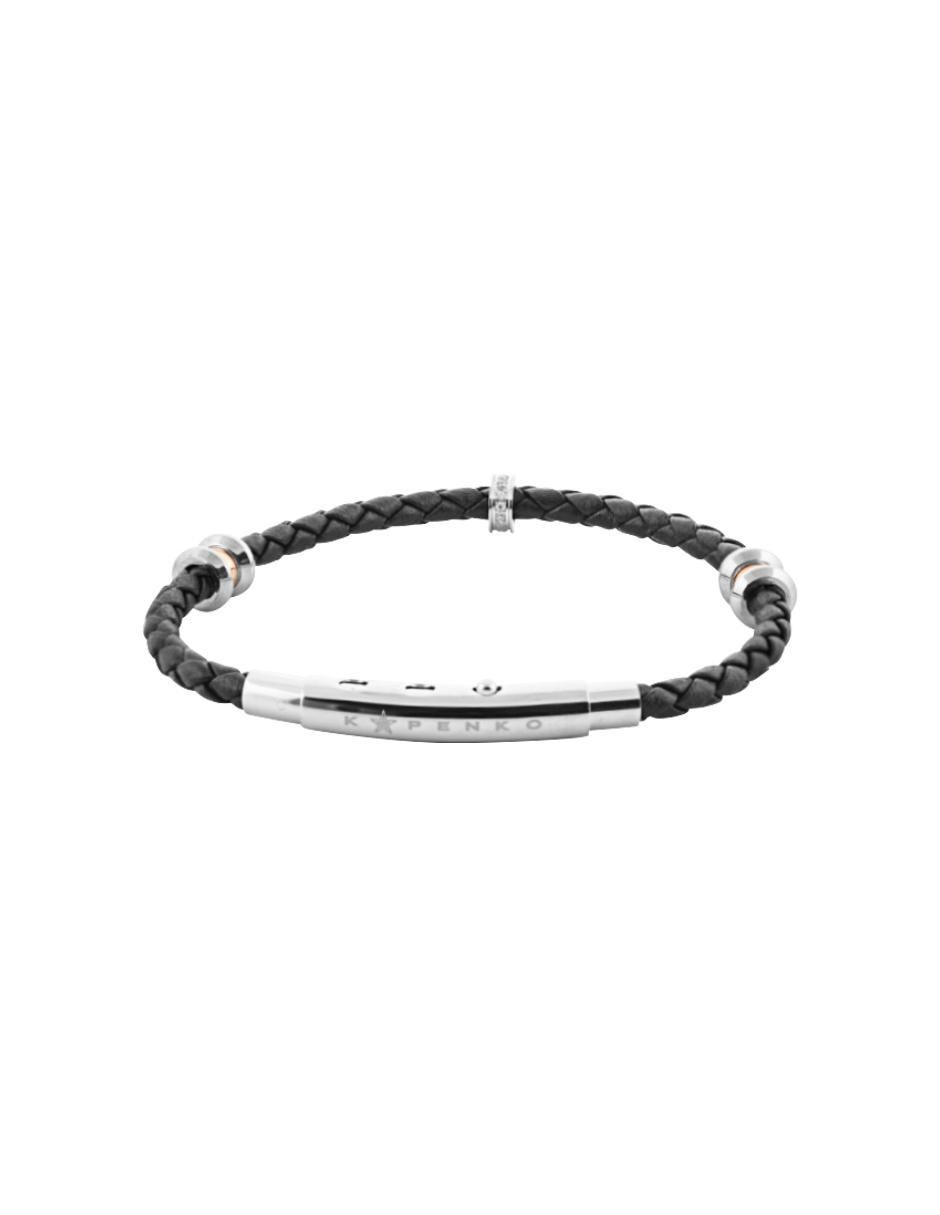 Pulsera kpenko "de" piel sin kilataje orion "con acabado" brillante