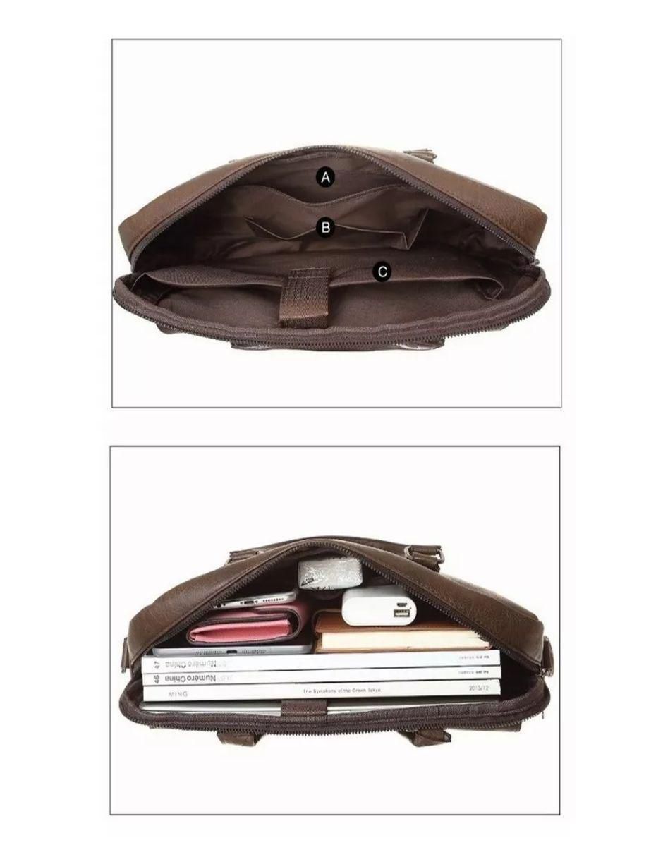 Portafolio de cuero para hombre 2