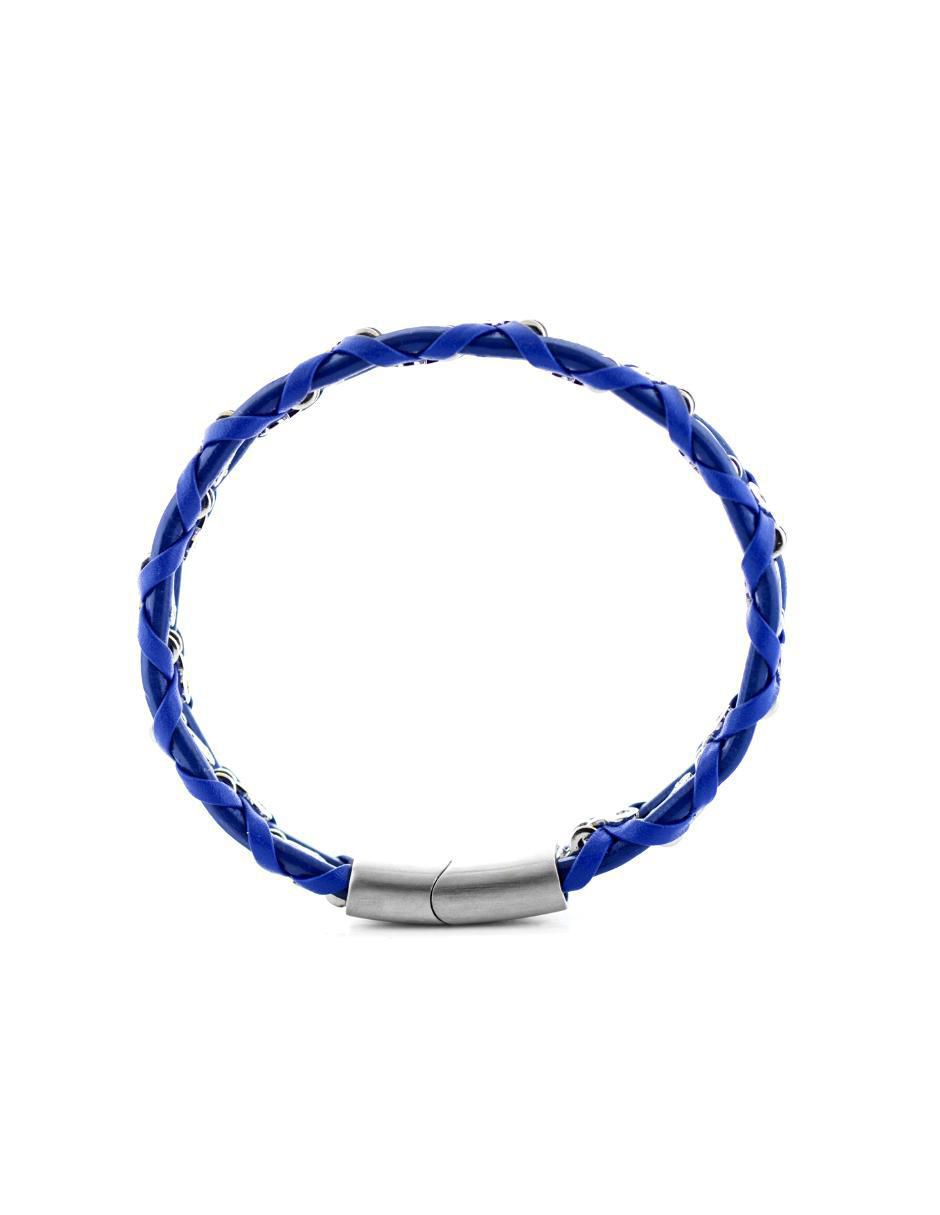 Pulsera Biker con acabado brillante 3