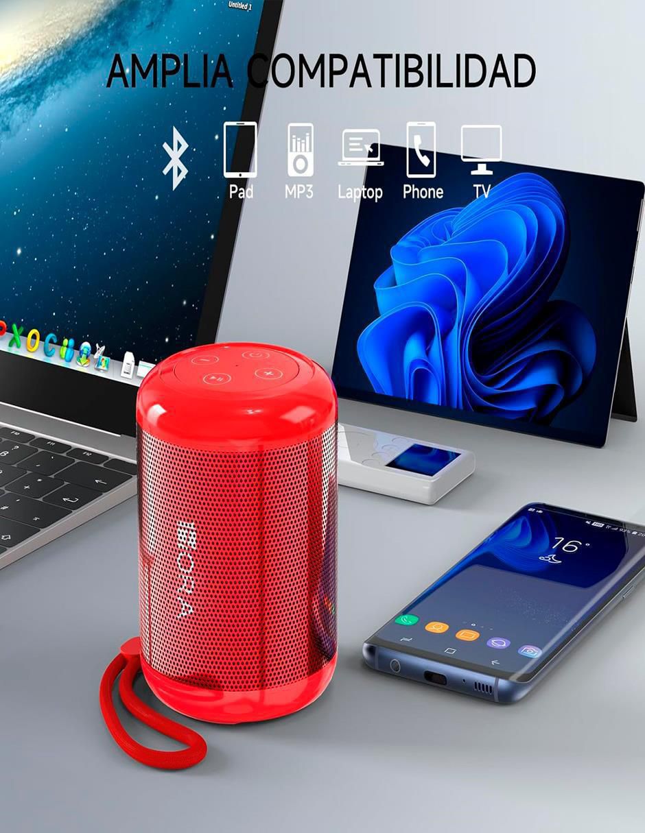 Bocina portátil BOC062 bluetooth 5