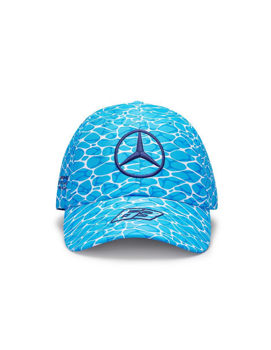 Gorra con visera curva George Russell GP Miami oficial 2023 Mercedes Benz AMG Petronas unisex 1