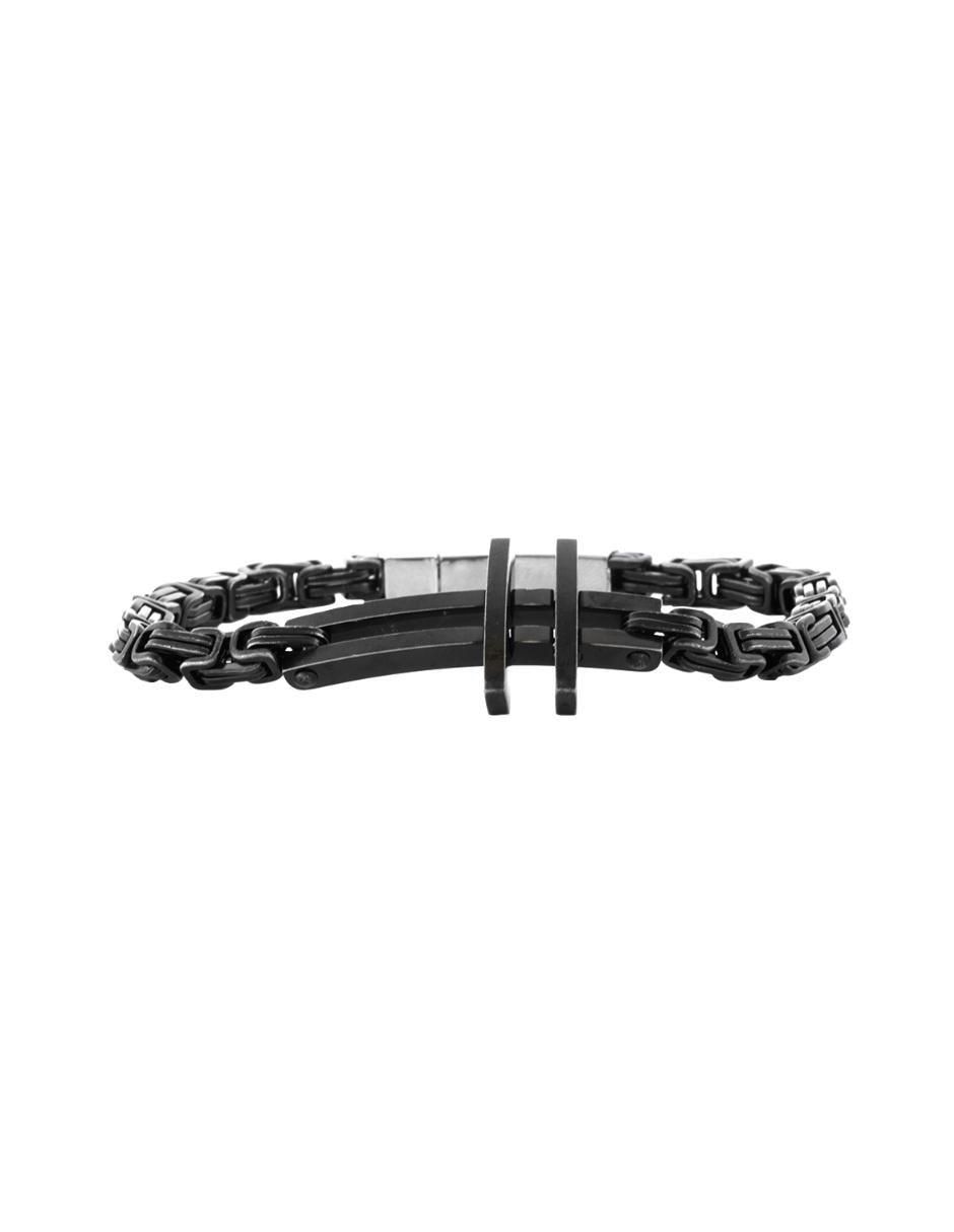 Pulsera Double Cross con acabado mate 2