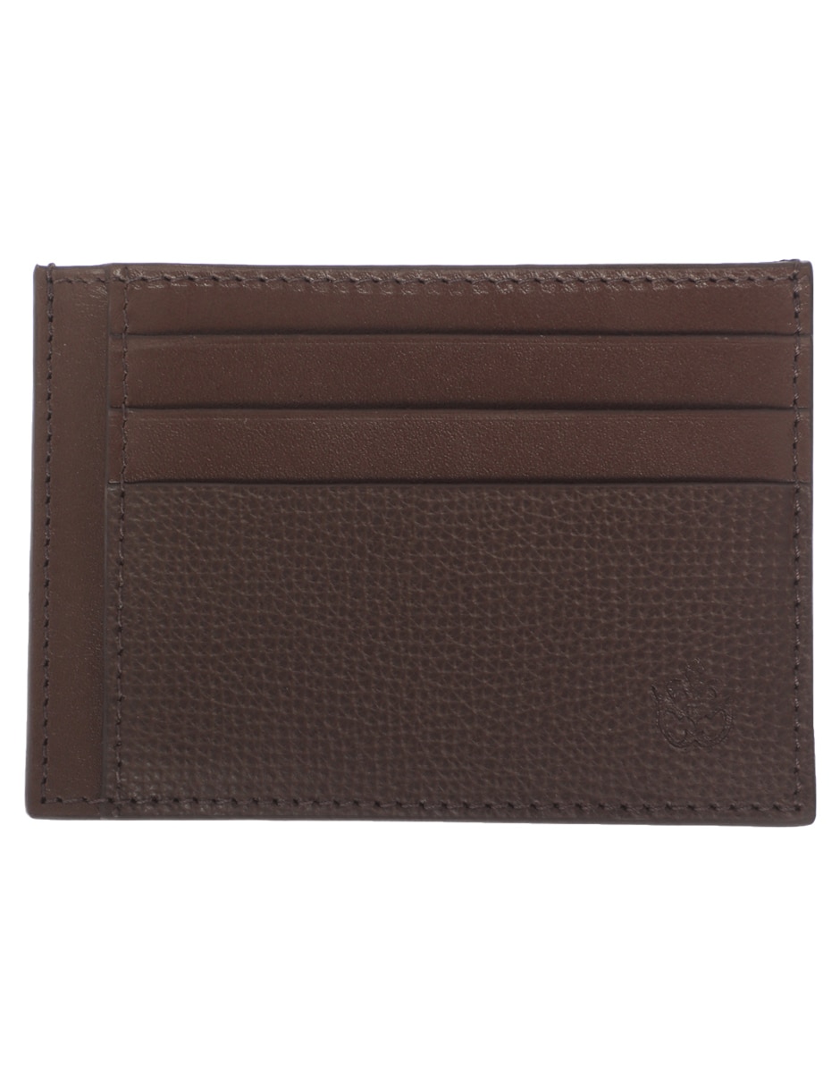 Tarjetero de piel para hombre 2