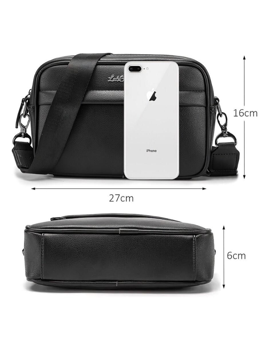 Bolsa bandolera de cuero para hombre 5