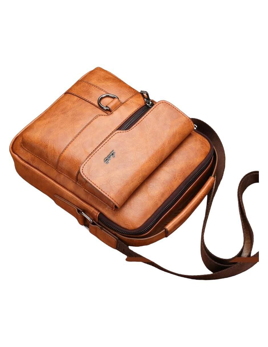 Bolsa crossbody de cuero para hombre 3