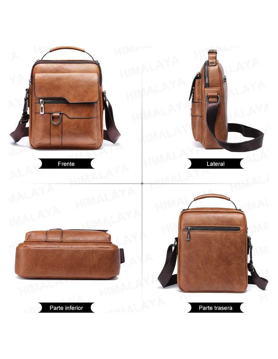 Bolsa crossbody de cuero para hombre 4