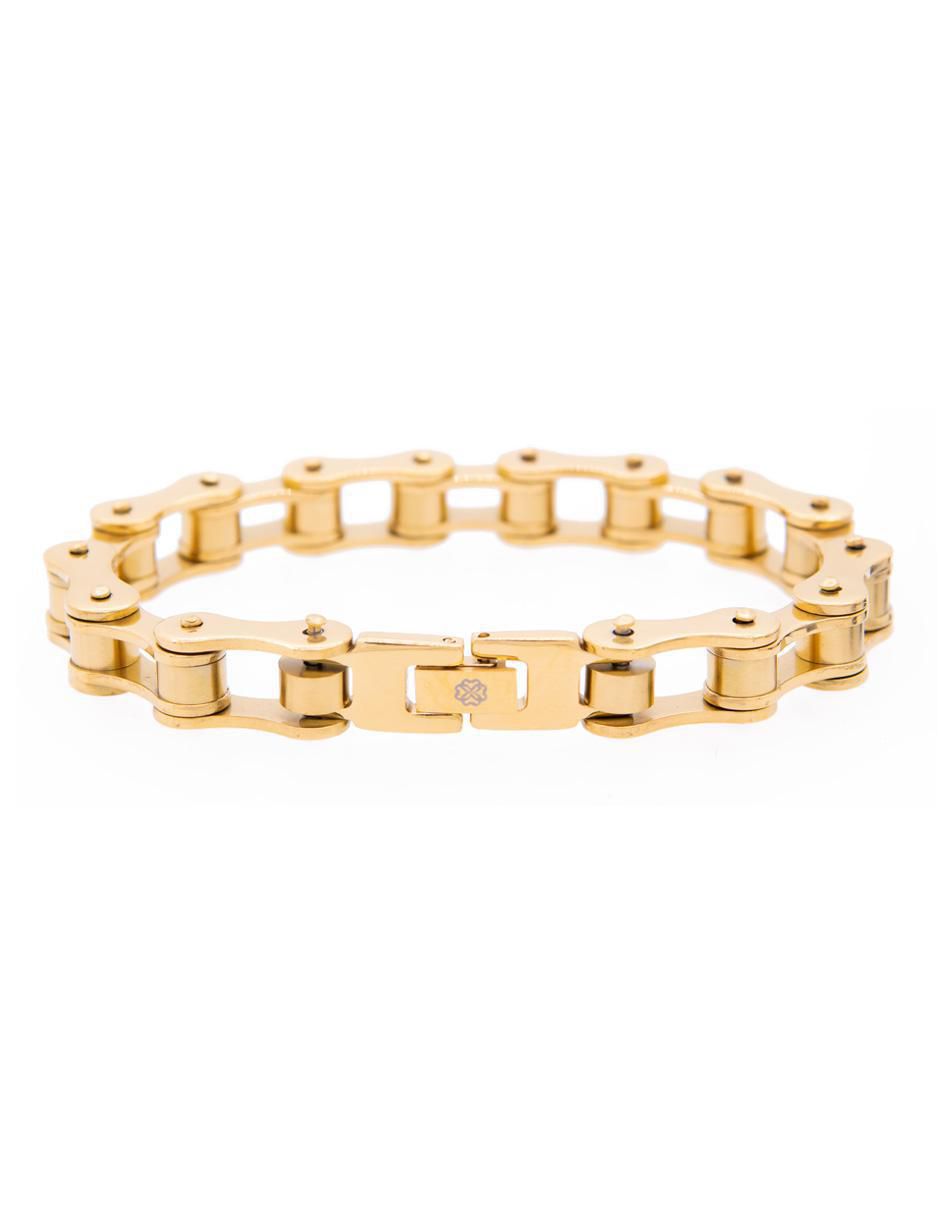 Pulsera Estilo Cadena De Bicicleta con acabado pulido 2