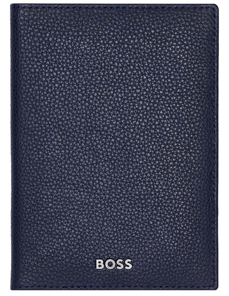 Porta pasaporte Classic Grained de piel 3