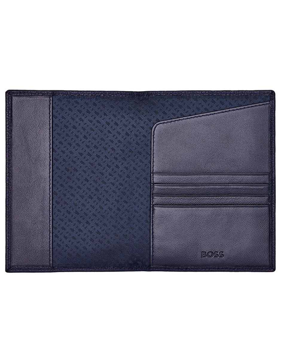 Porta pasaporte Classic Grained de piel 5