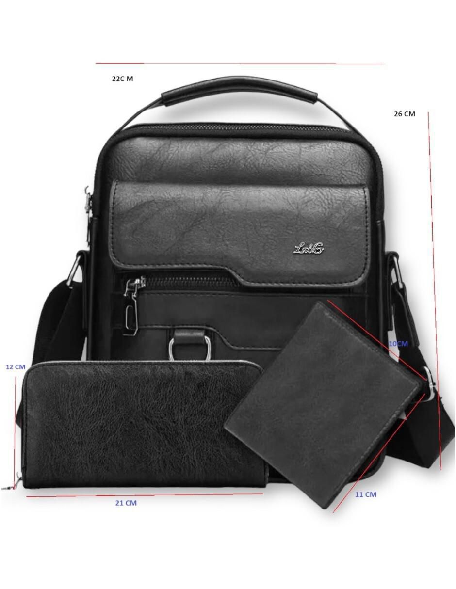 Bolsa bandolera de cuero para hombre 7