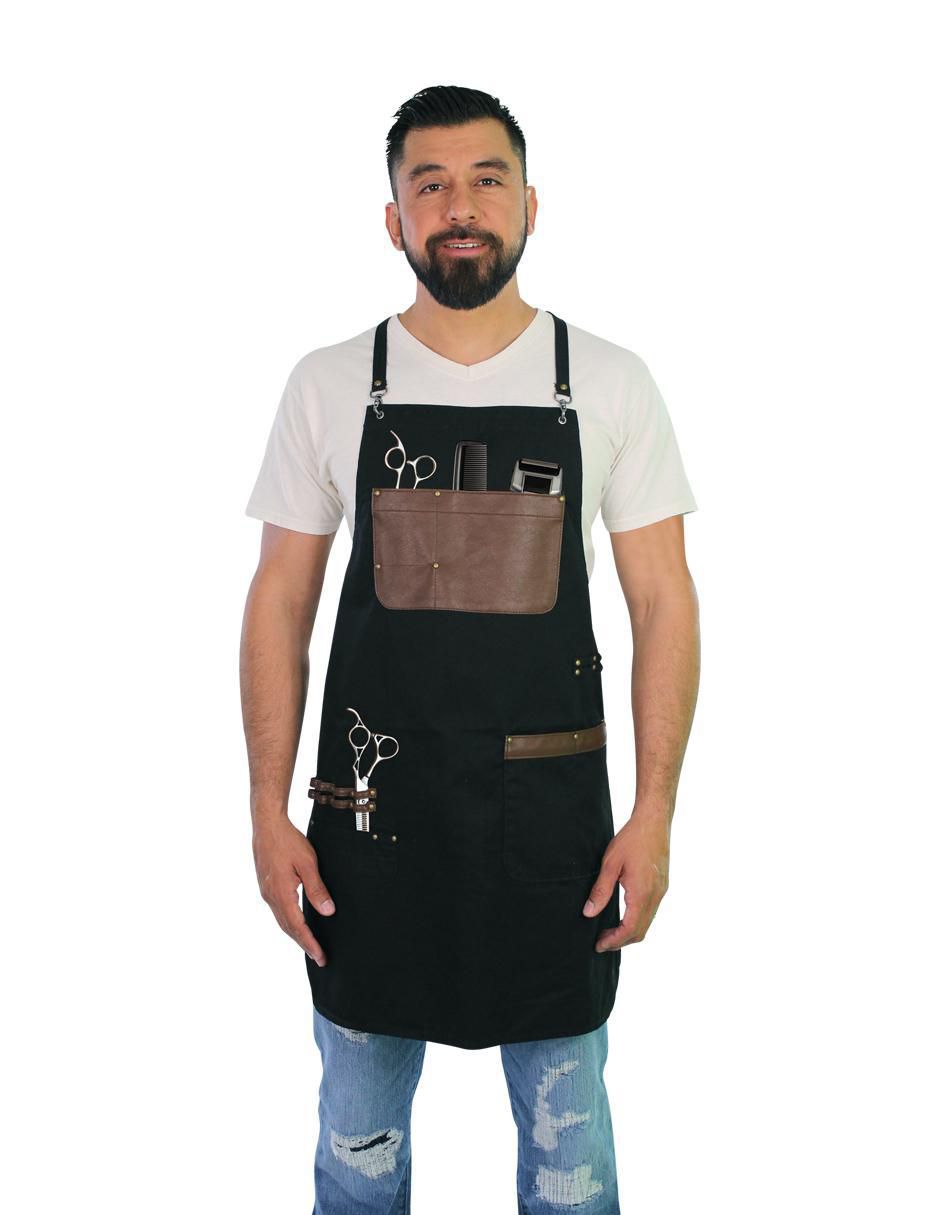 Delantal completo barbero Universal de algodón 5