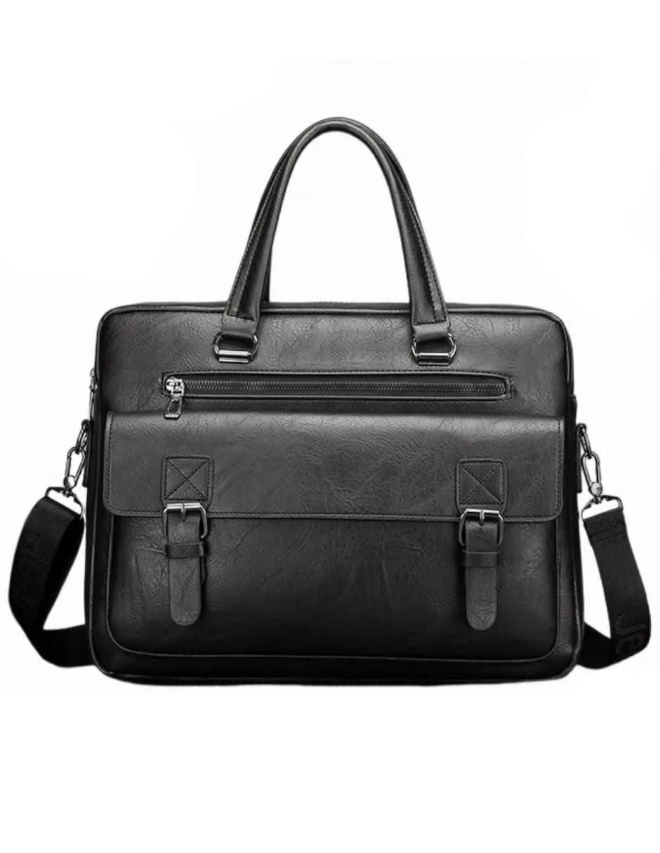 Maletín porta laptop 14 pulgadas de cuero