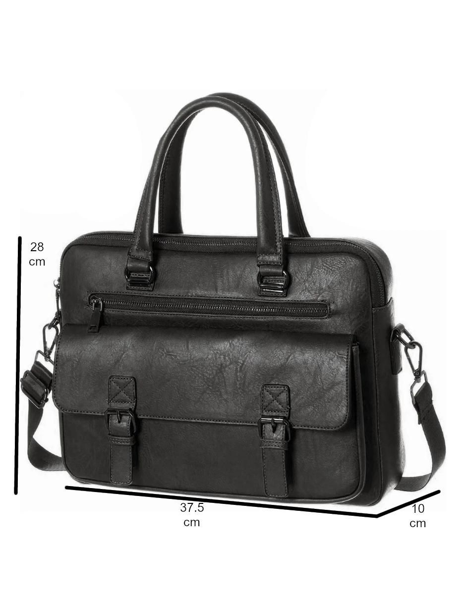 Maletín porta laptop 14 pulgadas de cuero 2
