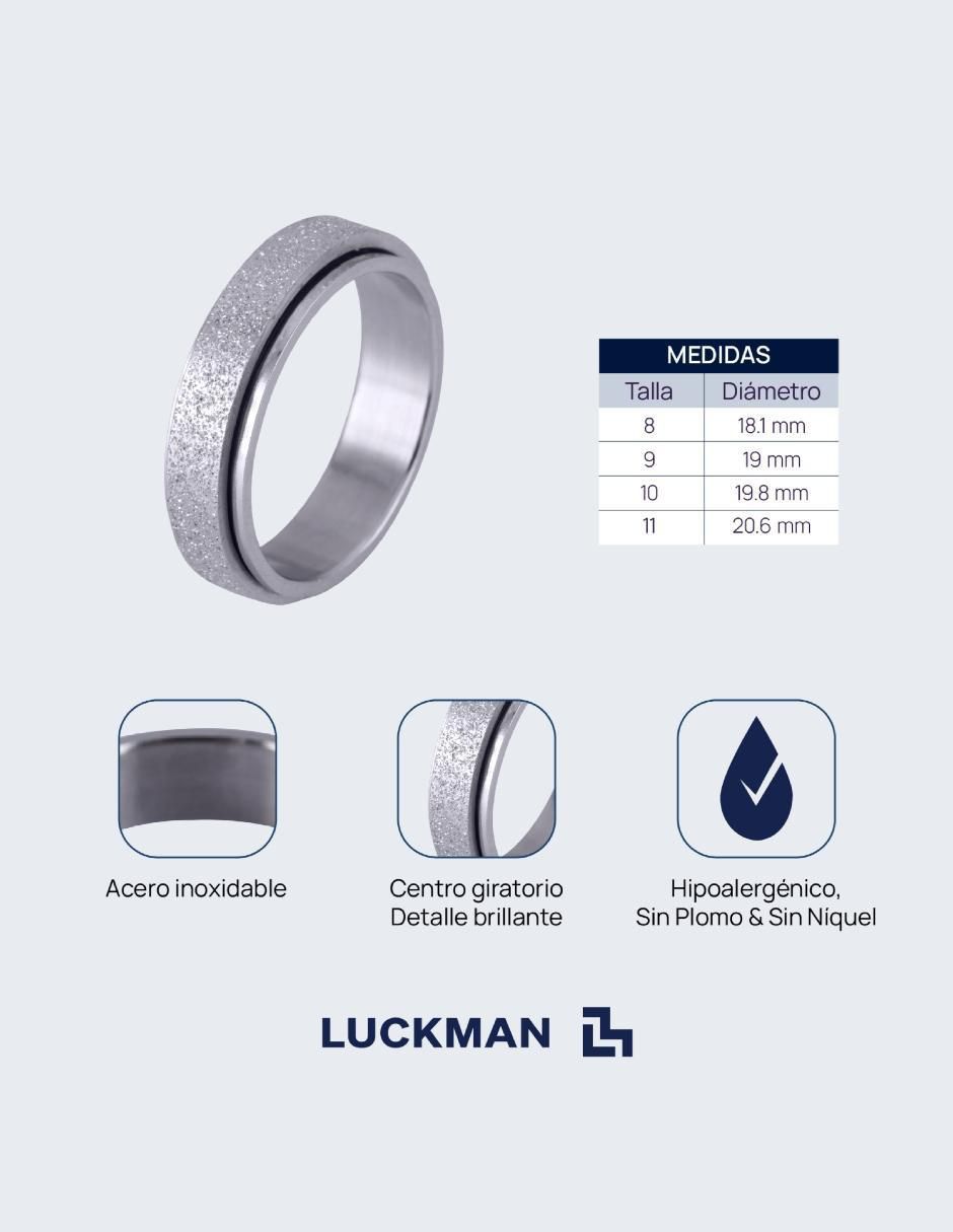 Anillo Luckman Anti Ansiedad