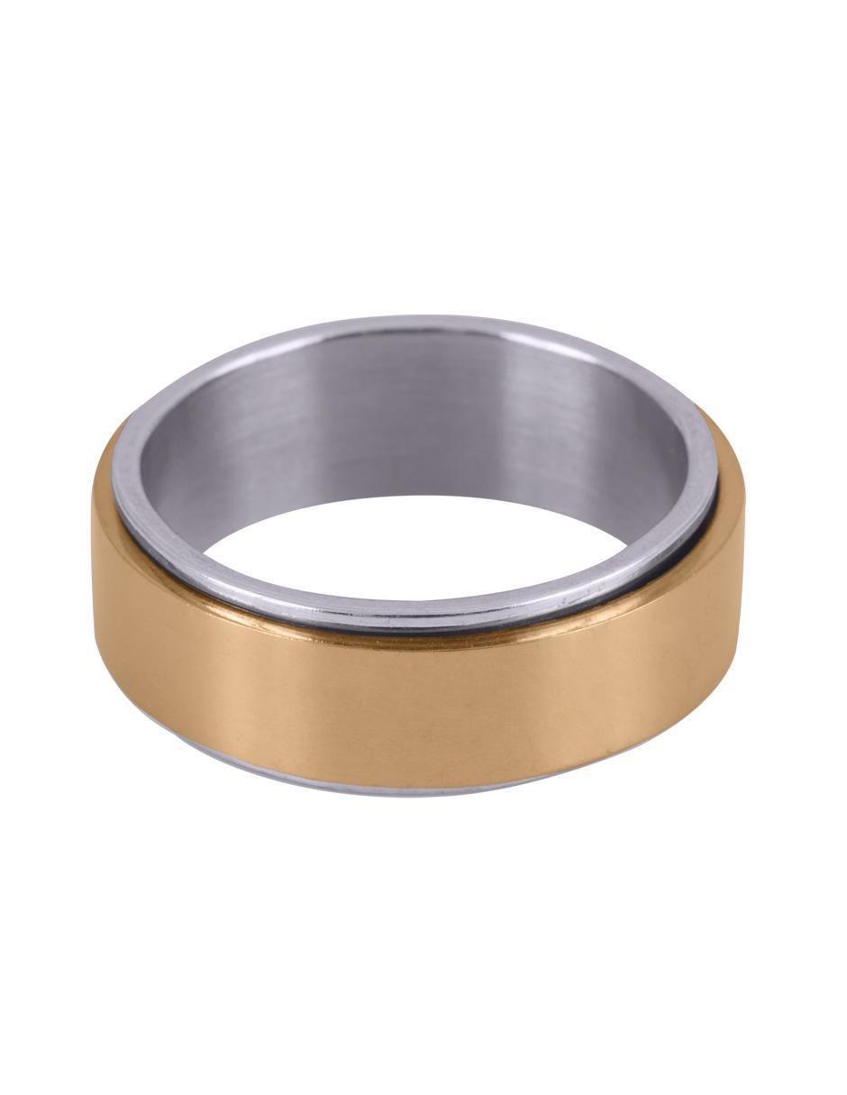 Anillo con acabado baño de oro Anillo con acabado baño de oro