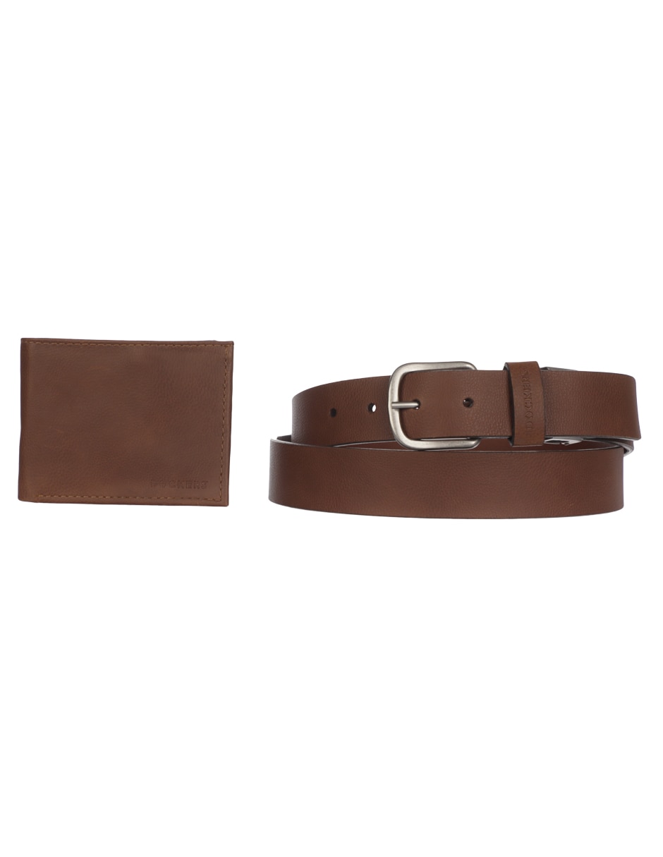 Set cinturón de cuero para hombre 1