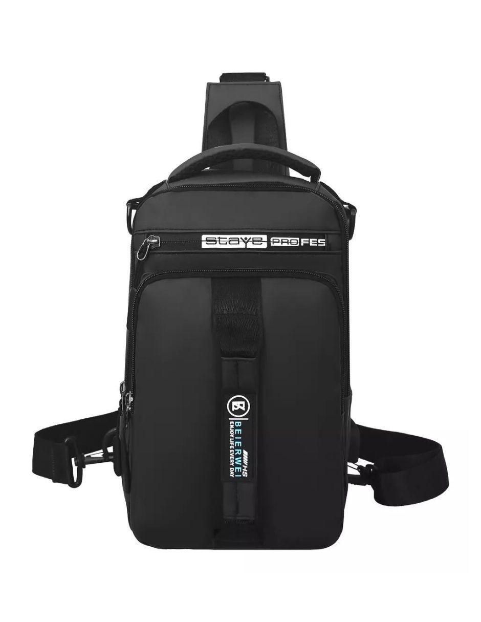 Set mochila bandolera 4Men para hombre 4