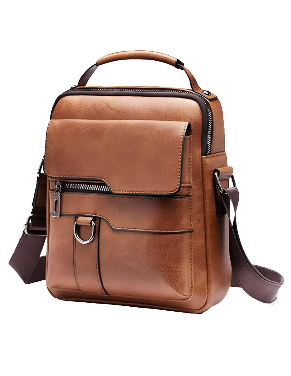 Bolsa bandolera de piel para hombre 2
