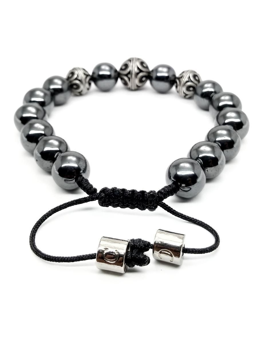 Pulsera de plata P 925 Bloodstone con acabado brillante 4