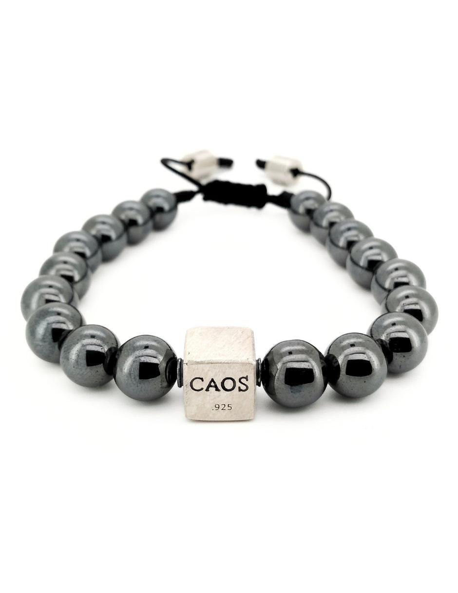 Pulsera de plata P 925 Bloodstone con acabado brillante