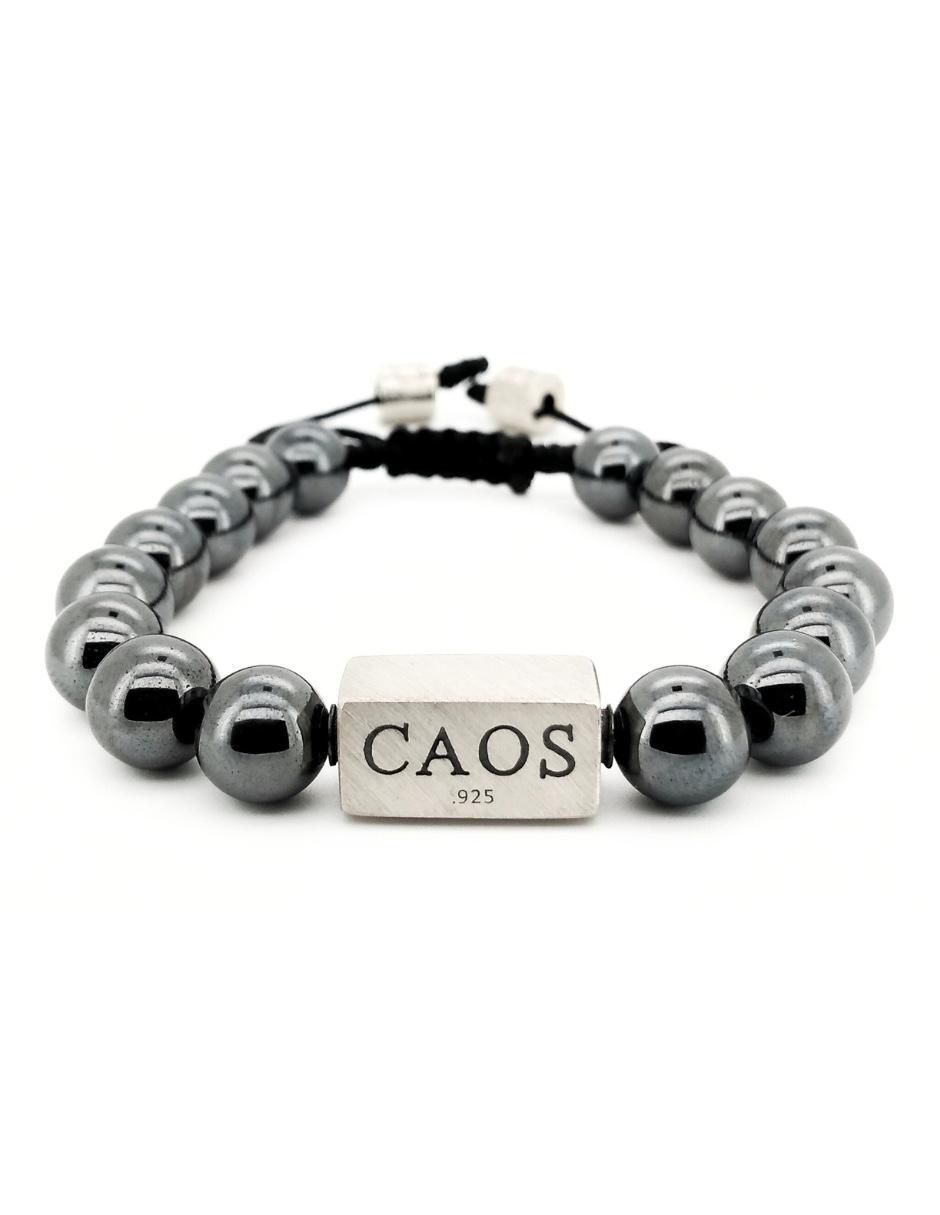 Pulsera de plata P 925 Bloodstone con acabado brillante Pulsera de plata P 925 Bloodstone con acabado brillante