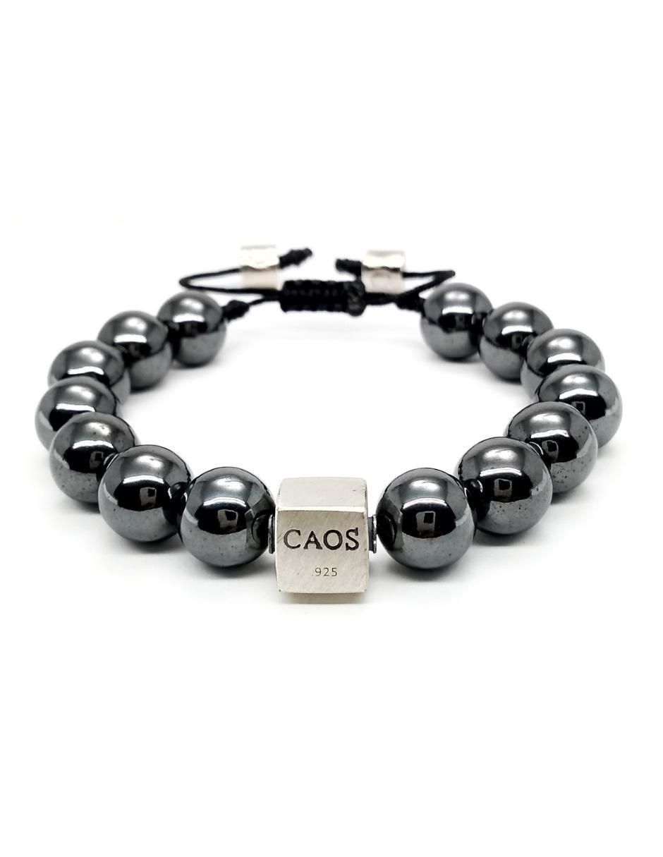 Pulsera de plata P 925 Bloodstone con acabado brillante