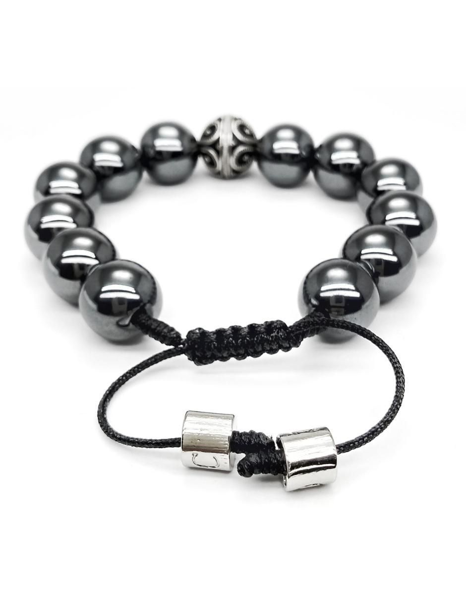 Pulsera de plata P 925 Bloodstone con acabado brillante 4