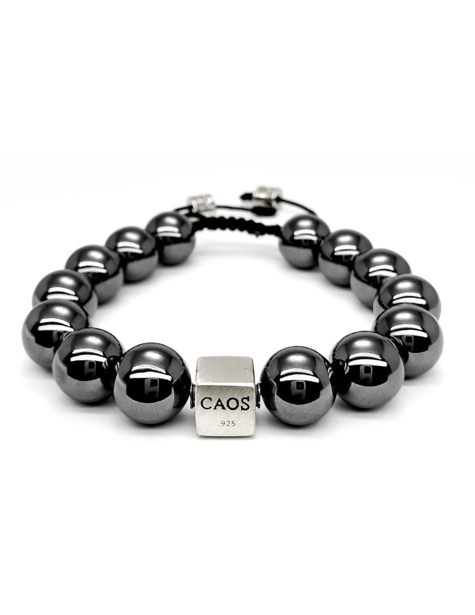 Pulsera de plata P 925 Bloodstone con acabado brillante