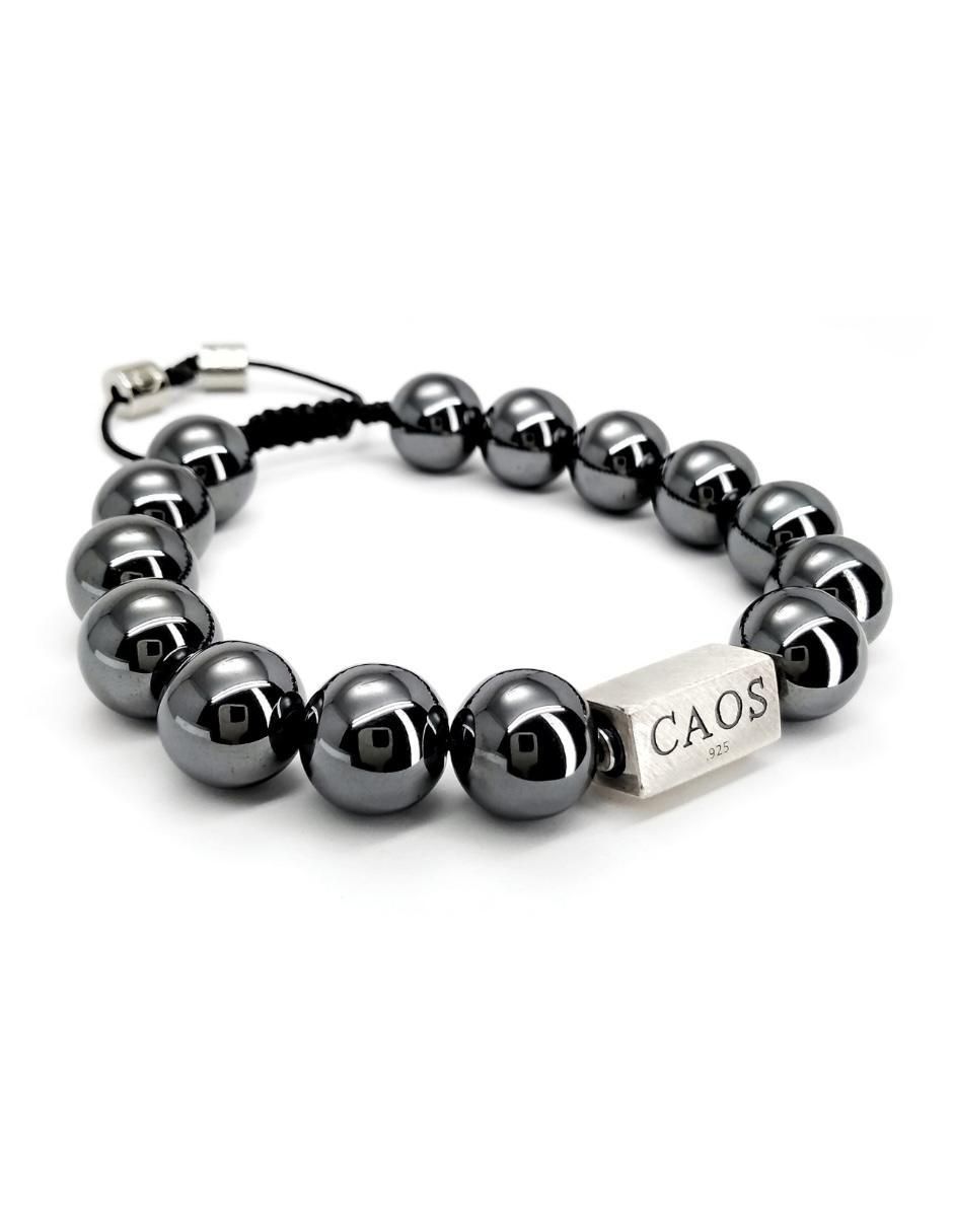 Pulsera de plata P 925 Bloodstone con acabado brillante 2