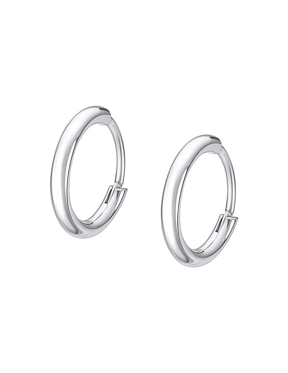 Aretes redondos con acabado brillante
