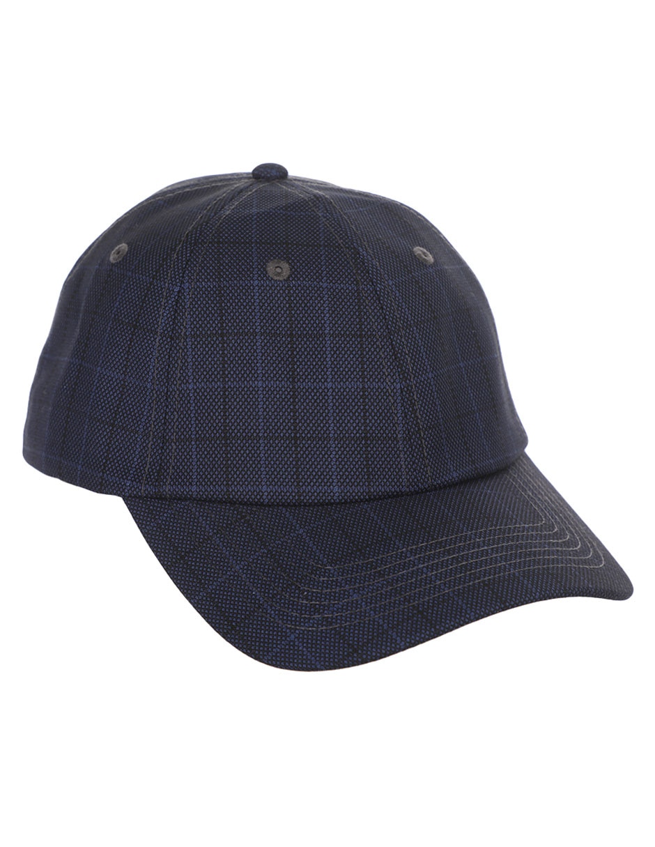 Gorra con visera semicurva hebilla para hombre