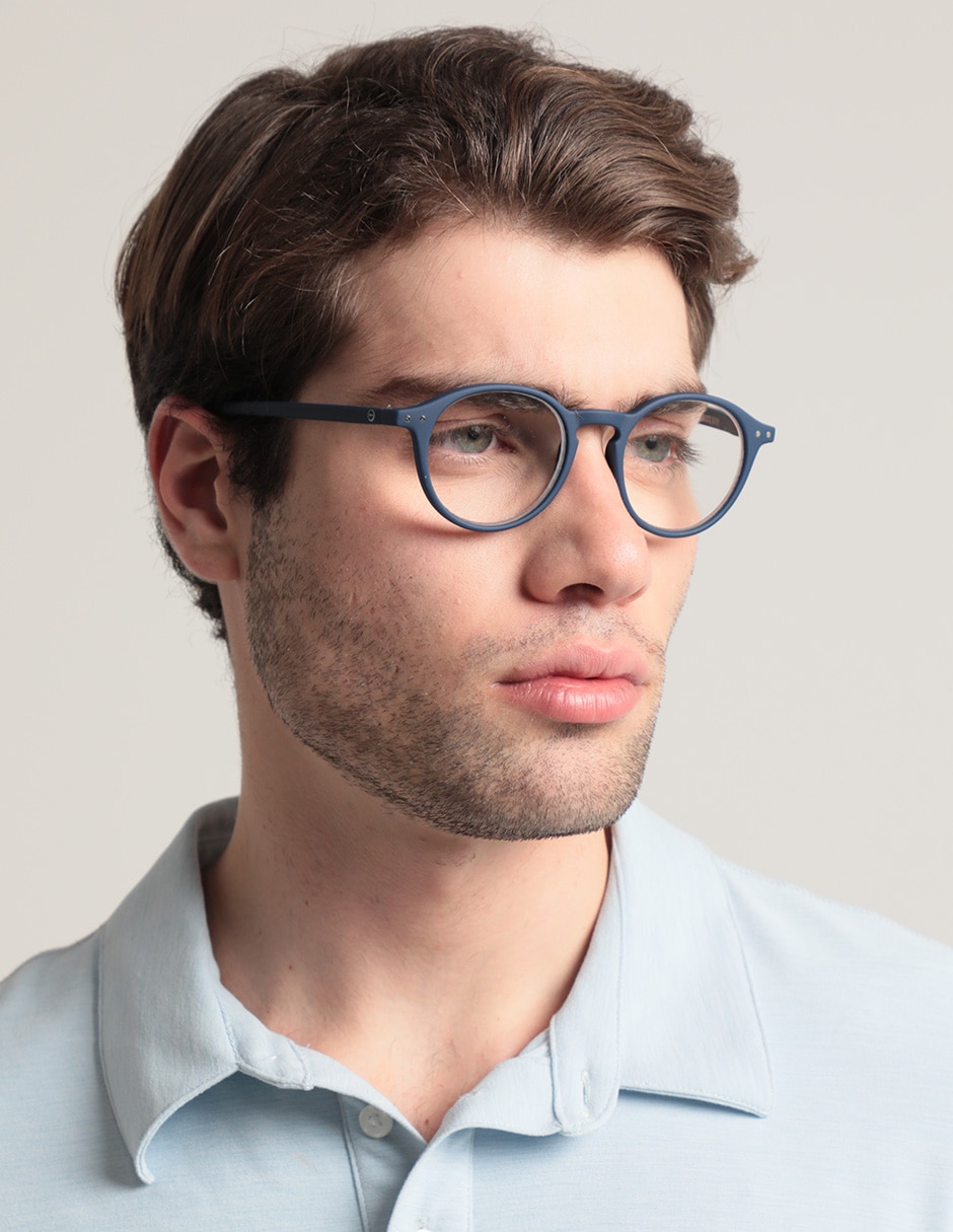 Lentes de lectura circular para hombre 6