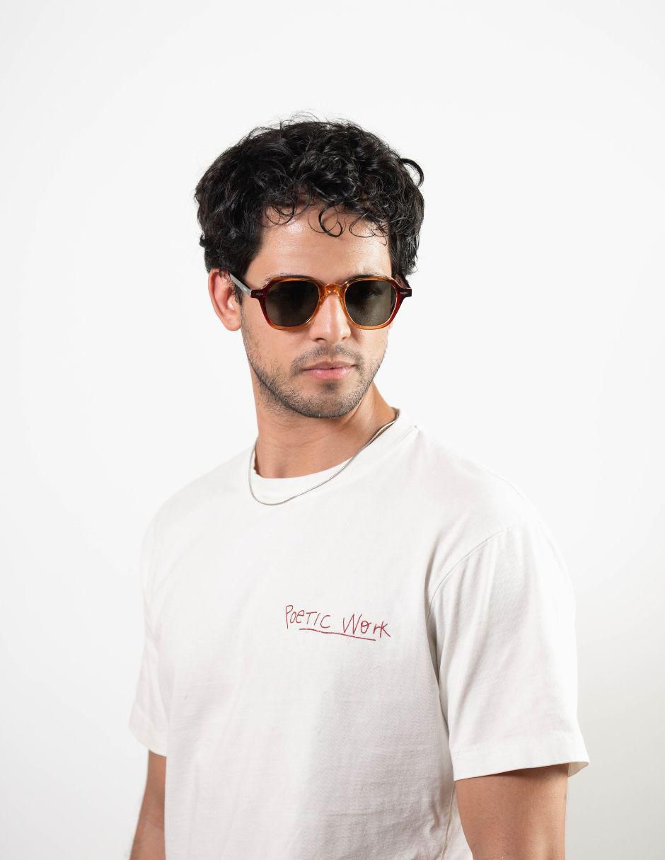 Lentes de sol Retro Hex para hombre 4